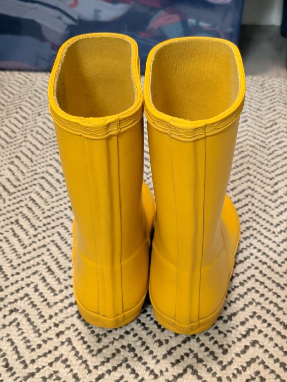 Hunter Bright Yellow Rain Boots - Picture 3 of 6